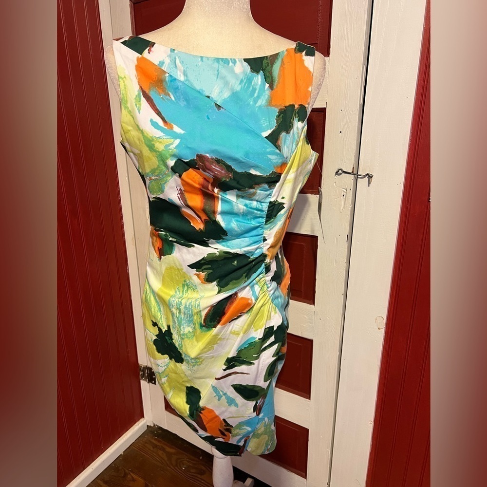 NWT London Times Petite Faux Wrap Dress 10P - Picture 2 of 7